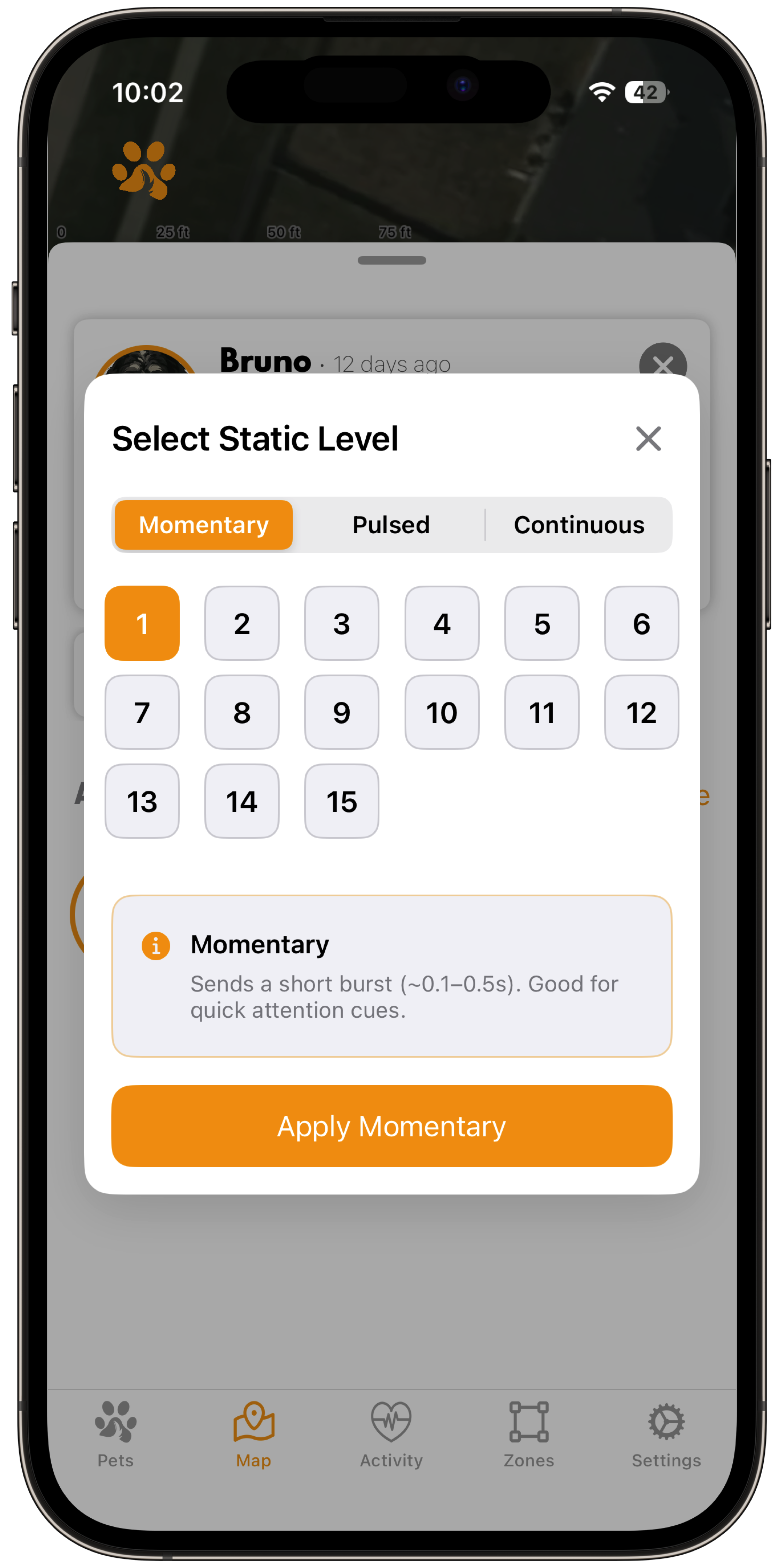 ToughTail static control screen
